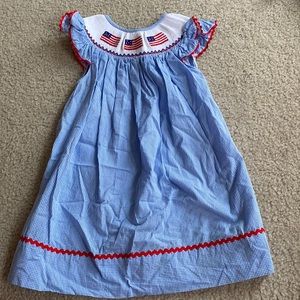 Smock Monkey American Flag Dress Size 2